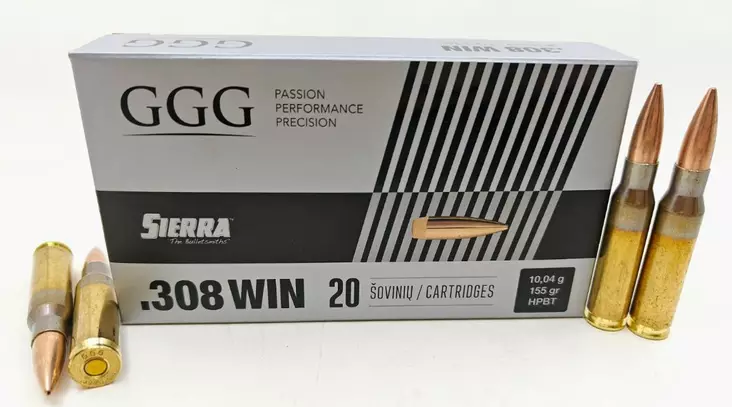 GGG .308win 10,04g HPBT Sierra Match K - Kaliiperi .308 - ZZZ0012790 - 1