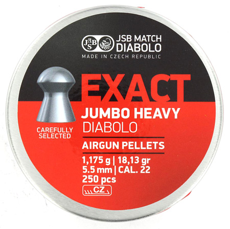 JSB JUMBO EXACT HEAVY 5.52 1.18 - Ilma-ase tarvikkeet - I770 - 2