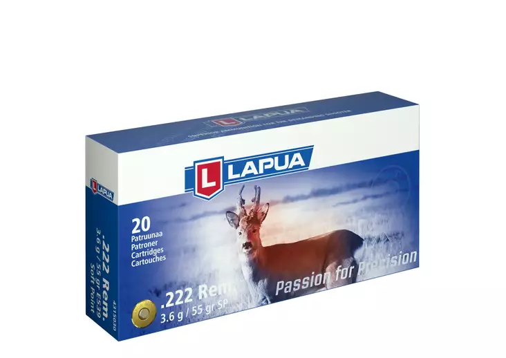 LAPUA .222 3.6G E539 SP - Kaliiperi .222 - I3370 - 1