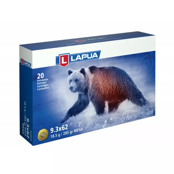 LAPUA 9,3×62 Mega E433, 18,5g - Kaliiperi 9,3x62 - I3390 - 1