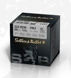 S&B .223Rem FMJBT 4,5g 69Gr 100kpl - Kaliiperi .223 - ZZZ0008470 - 1