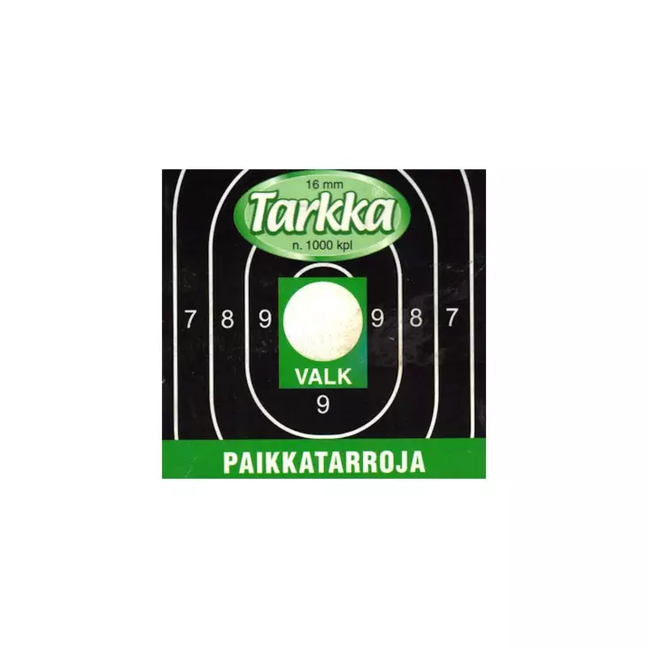 TARKKA 16MM VALKOINEN - Ampumataulut - I1720 - 1