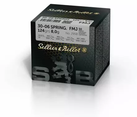 S&B .30-06SPRG 8g FMJ - Kaliiperi .30-06 - ZZZ0009821 - 1