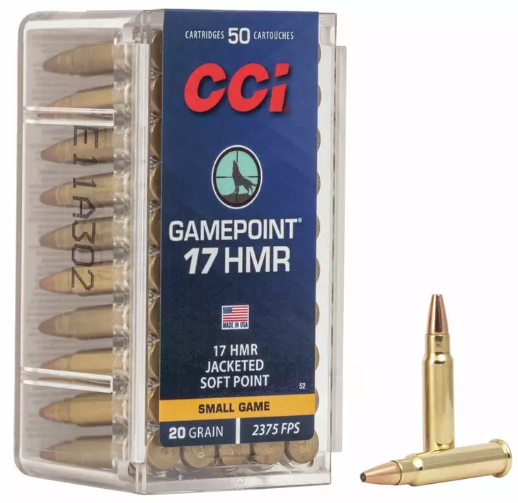 CCI .17hmr gamepoint JSP 20grain 724m/s - Kaliiperi .17 hmr - I4911 - 1