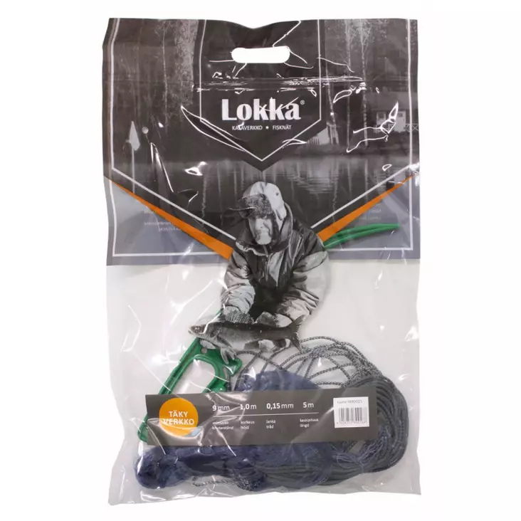 Lokka 9mm x 1,0m x 0,15x 5 m - Pyydyskalastus - G3581 - 1