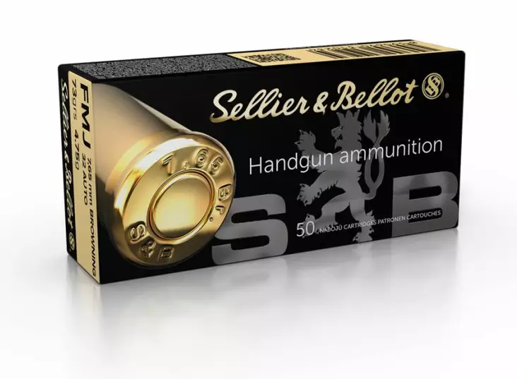 S&B 7.65Browning (.32auto) F.M.J 73G - Käsiase patruunat - I2581 - 1
