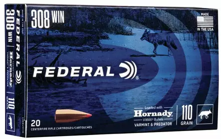 FEDERAL 308win V-Max 7,15g - Kaliiperi .308 - ZZZ0013292 - 1