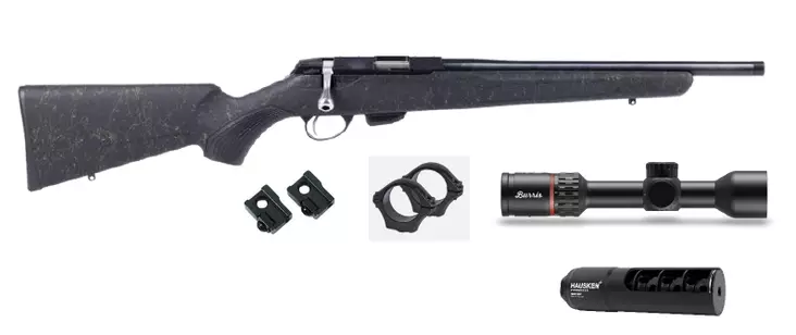 TIKKA T1X .22LR 16" Roughtech PAKETTI - Pulttilukkoiset pienoiskiväärit - ZZZ0013942 - 1