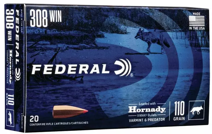 FEDERAL 308win V-Max 7,15g - Kaliiperi .308 - ZZZ0013292 - 1