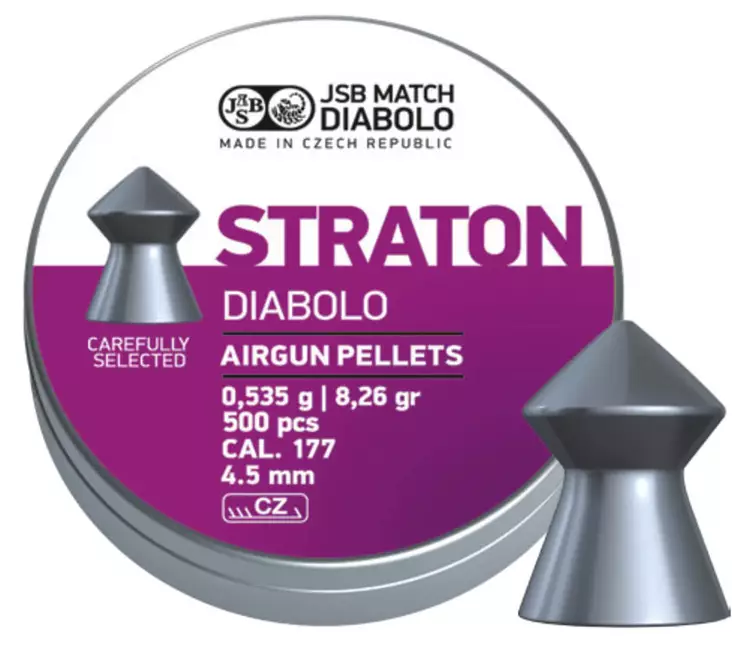 JSB STRATON 4,50mm 0,535g - Ilma-ase tarvikkeet - ZZZ0011142 - 1