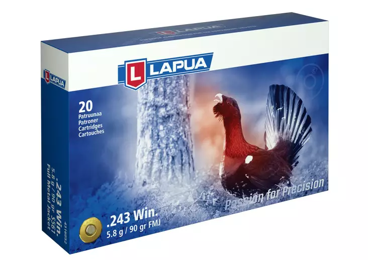 LAPUA .243Win FMJ B503 5,8g - Kaliiperi .243 - I3372 - 1