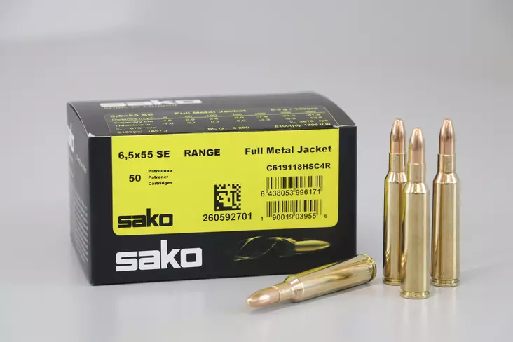 SAKO 6.5X55 SE RANGE SPEEDHEAD 6.5G - Kaliiperi 6,5x55 - I3012 - 1