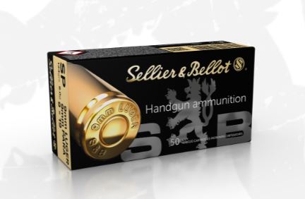 S&B 9x19 SP 8,0g 124G - Käsiase patruunat - I2582 - 1