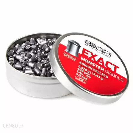 JSB EXACT MONSTER 4,52MM 0,870g - Ilma-ase tarvikkeet - I773 - 1