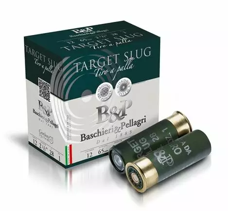 B&P Target slug 12/65 28g 430m/s - Täyteiset patruunat - ZZZ0011513 - 1