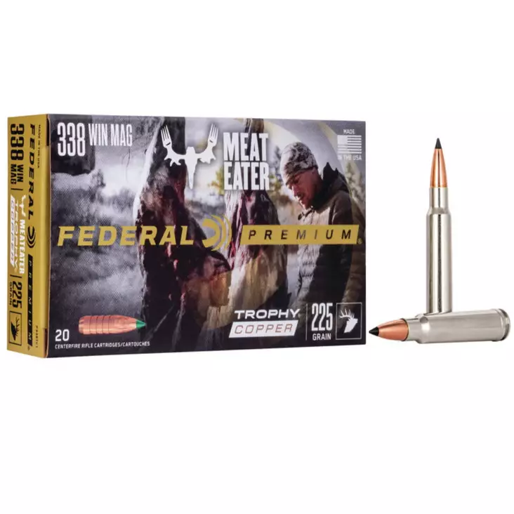 FEDERAL .338WinMag Trophy Copper 225gr - Muut kivääri kaliiberit - ZZZ0007243 - 1