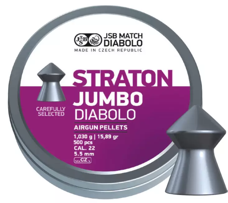 JSB STRATON 5,50mm 0,535g - Ilma-ase tarvikkeet - ZZZ0011143 - 1