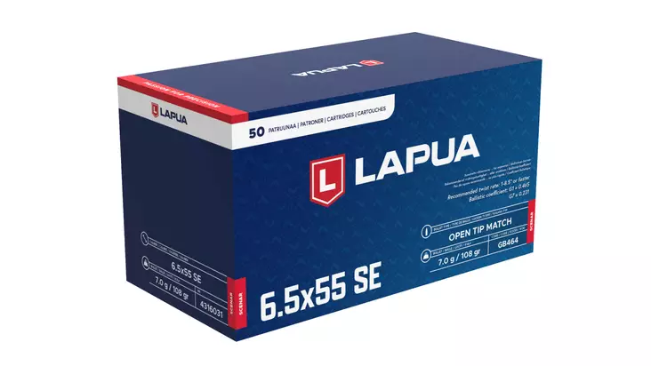 LAPUA 6.5X55 Scenar GB504 7,0g - Kaliiperi 6,5x55 - ZZZ0014203 - 1