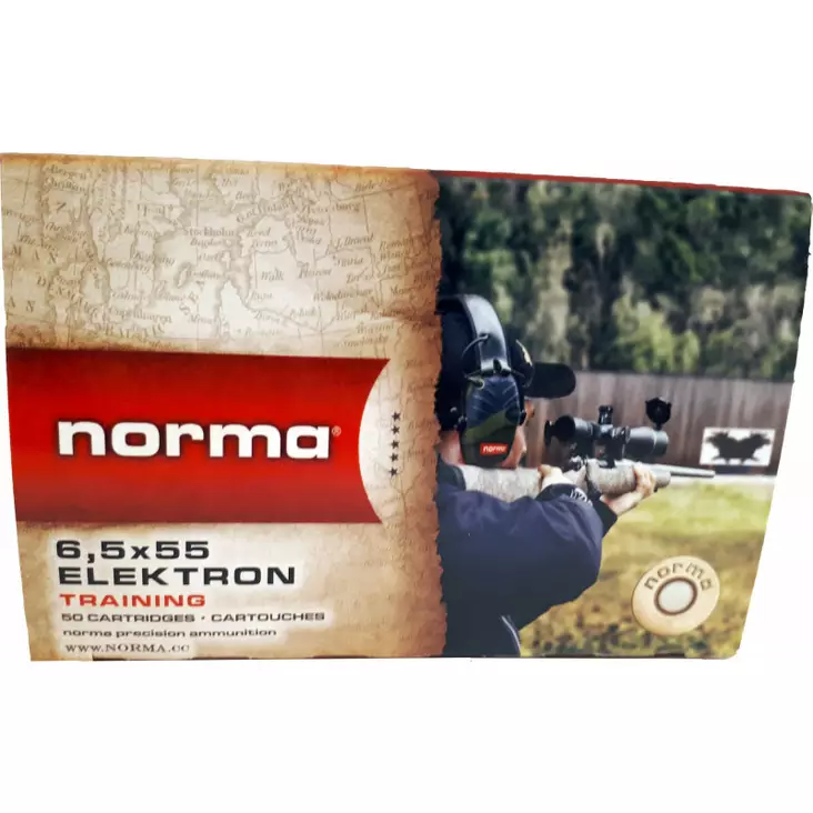 NORMA 6.5X55 Jaktmatch 7,8G FMJ - Kaliiperi 6,5x55 - I3143 - 1
