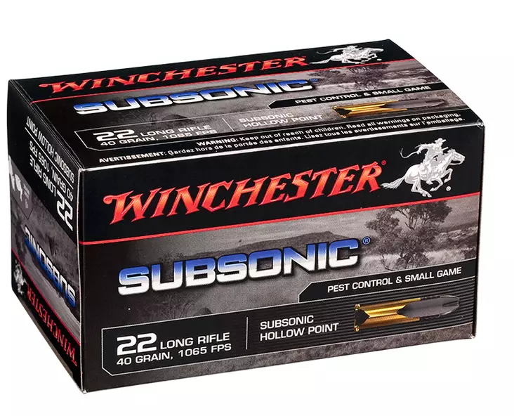 WINCHESTER.22LR SUBSONIC MAX 42gr H.P. - Kaliiperi .22lr - I2883 - 1