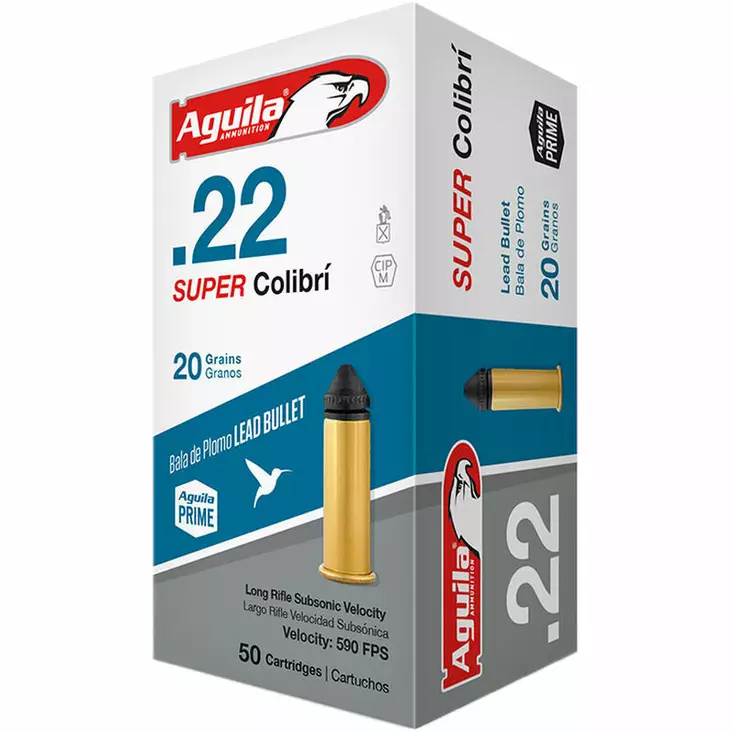 Aguila Super colibri 20gr 128m/s - Kaliiperi .22lr - ZZZ0007094 - 1