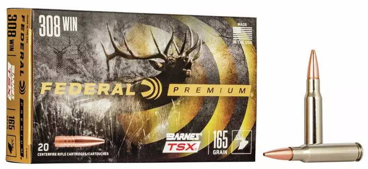 FEDERAL .308win Barnes TSX Copper 165G - Kaliiperi .308 - ZZZ0008864 - 1