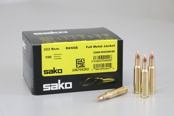 SAKO .222REM RANGE 3.2G FMJ - Kaliiperi .222 - I3014 - 1