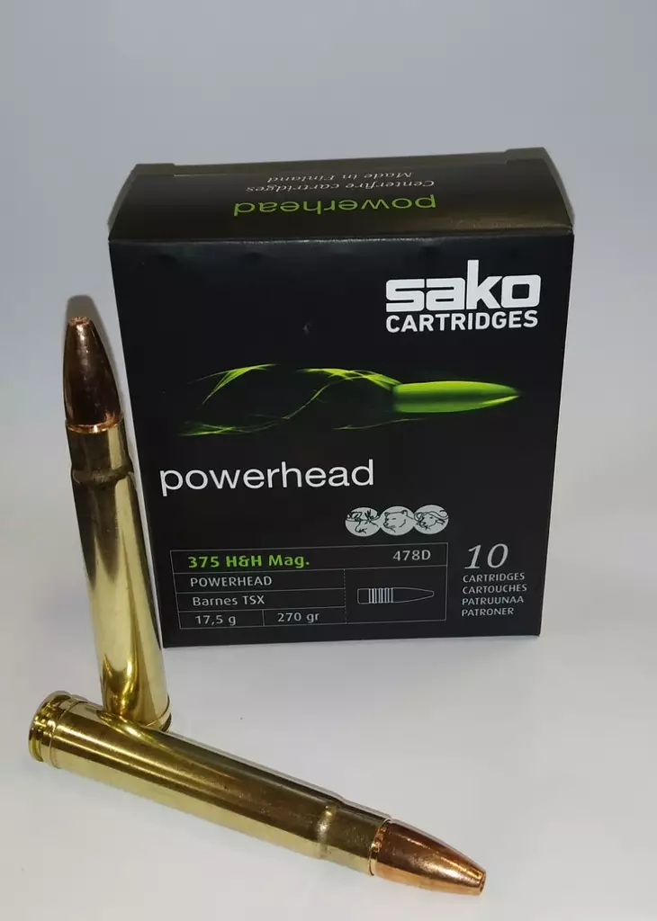 SAKO .375 H&H 17.5G BARNES TSX D478 - Muut kivääri kaliiberit - I3074 - 1