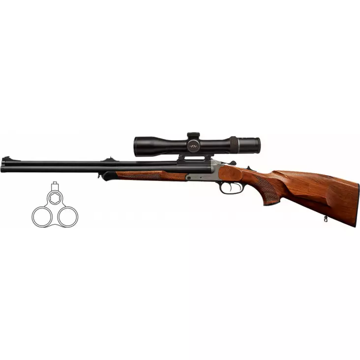 BLASER D99 6,5X55 PUU#3 SEMI BEAVER - Drillingit - I5705 - 1