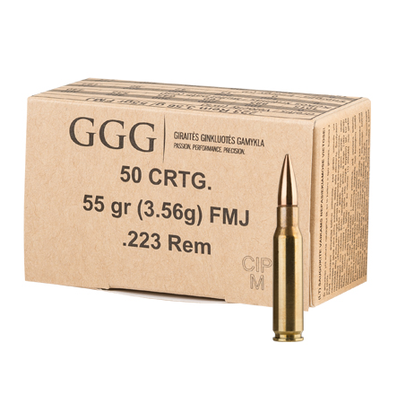 GGG .223rem 3,6g 50kpl - Kaliiperi .223 - I4675 - 1