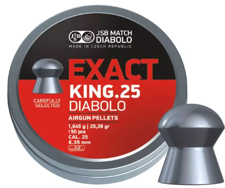 JSB KING EXACT HEAVY 6.35 2,20G - Ilma-ase tarvikkeet - I4835 - 1