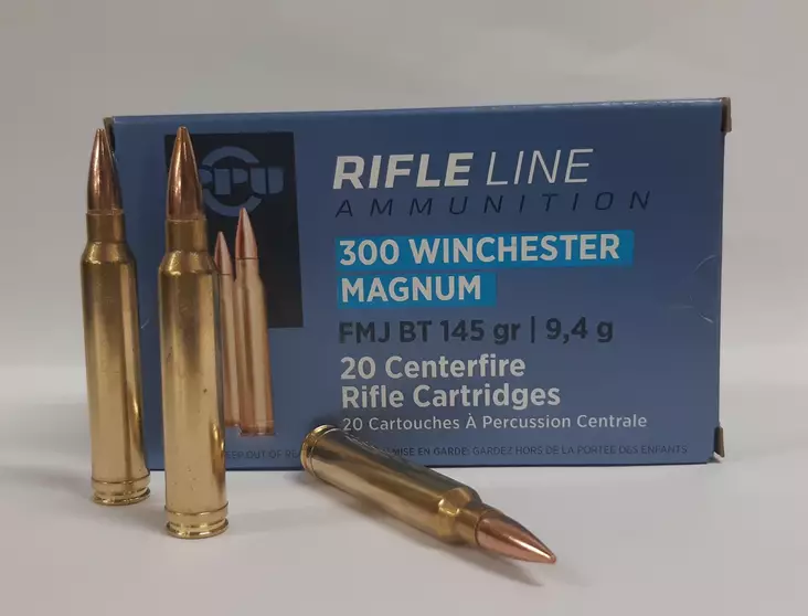 PPU .300WinMag 9,4g FMJ BT - Muut kivääri kaliiberit - I4555 - 1