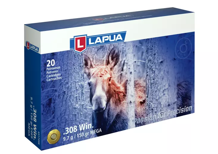 LAPUA .308 9.7G MEGA 20KPL - Kaliiperi .308 - I3306 - 1