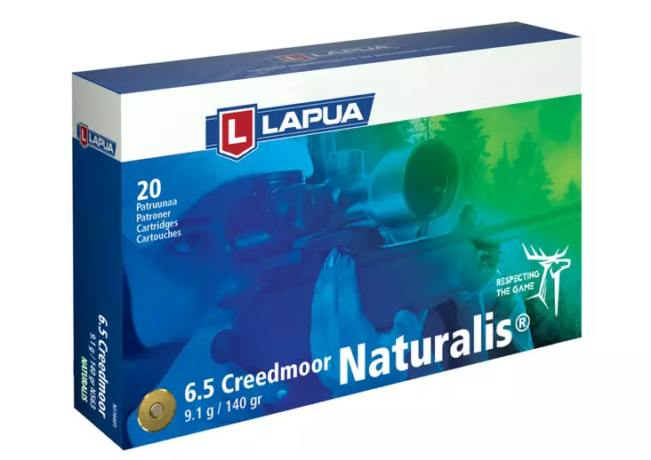 LAPUA 6,5 CREEDMOOR NATURALIS 9,1g - Kaliiperi 6,5 creedmoor - I5616 - 1