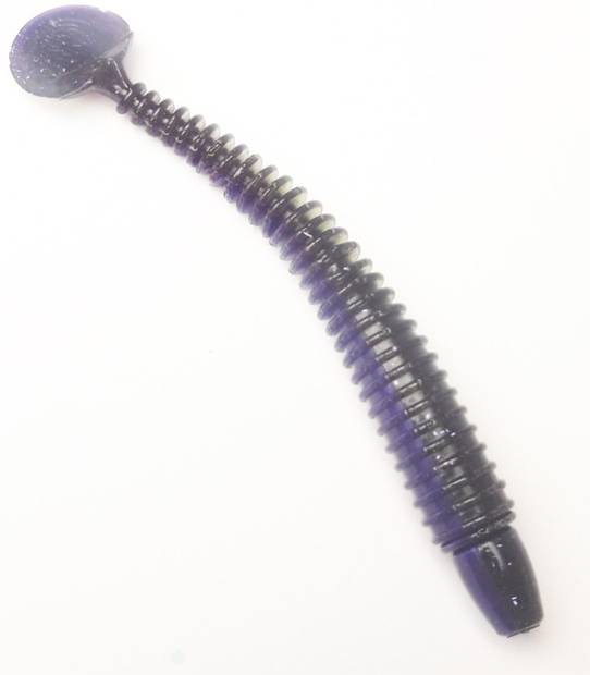 Lunker City Ribster 4,5" #221 Smoke Purp - Jigit - G5096 - 1