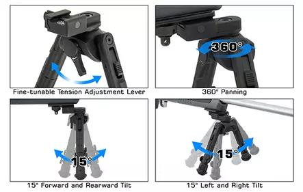 UTG Heavy Duty Recon 360 7"-9" - Ampumatuet - ZZZ0014287 - 2