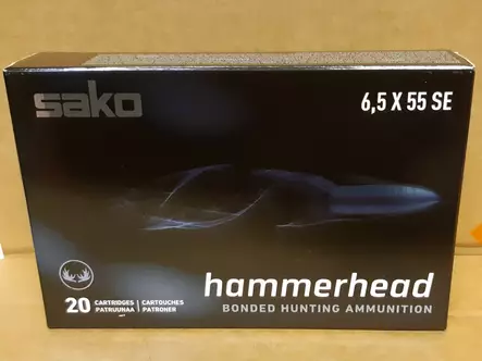 SAKO 6.5X55 SE 10.1G HAMMERHEAD 123H - Kaliiperi 6,5x55 - ZZZ0010187 - 1