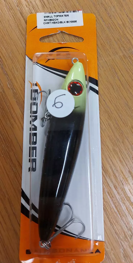 BOMBER TOP WATER HEAD/BLKB - Uistimet - G1477 - 1