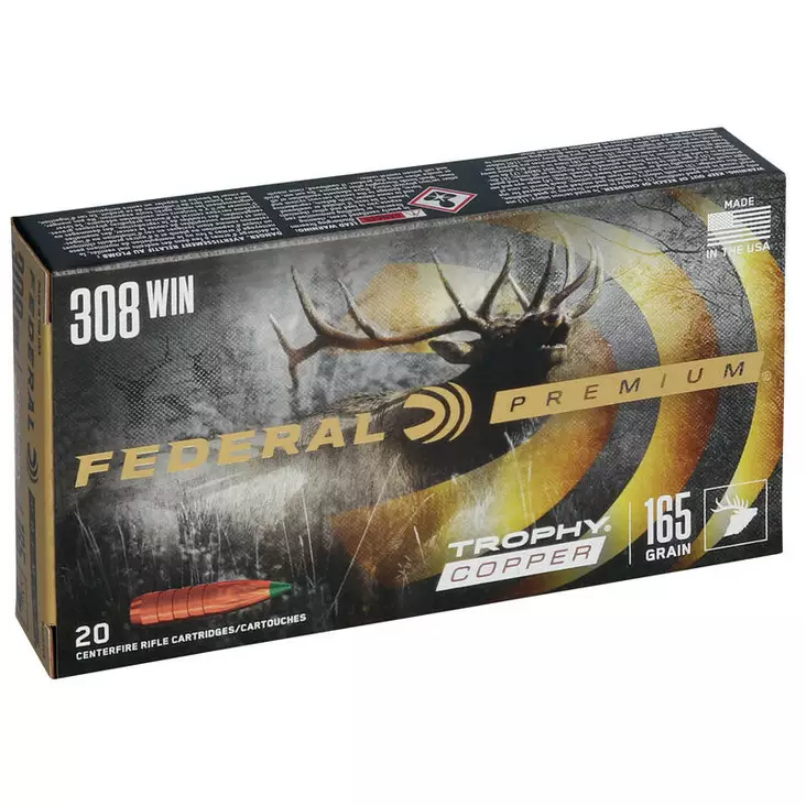 FEDERAL .308Win Trophy Coppe 10,7g - Muut kivääri kaliiberit - ZZZ0009667 - 1