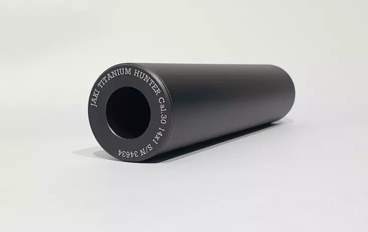 Jaki Titanium Hunter .30 5/8x24 Mat.must - Äänenvaimentimet - ZZZ0008577 - 1