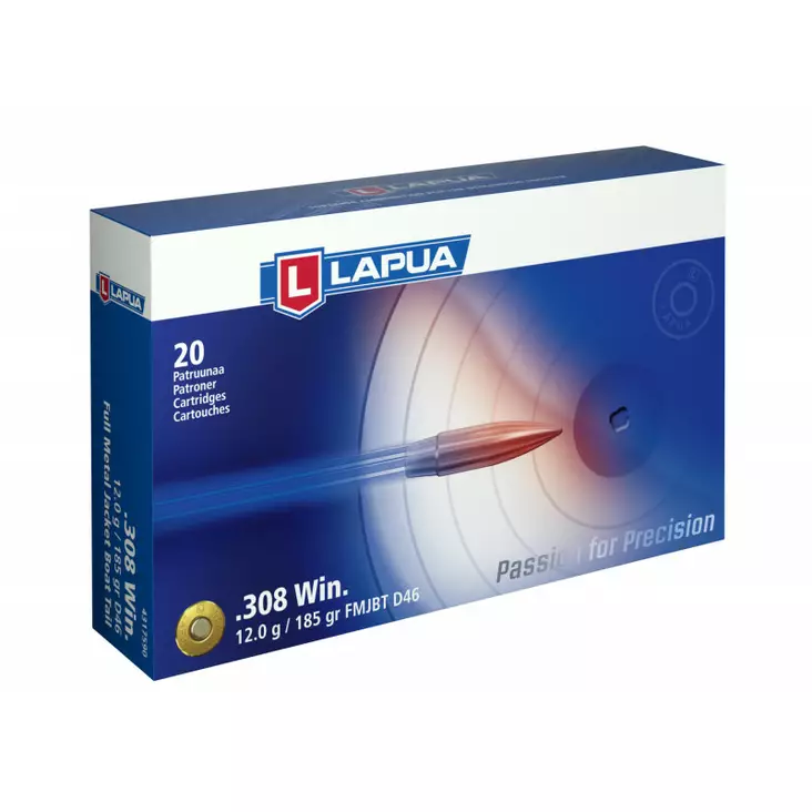 LAPUA .308Win FMJBT, D46, 12 g - Kaliiperi .308 - I3377 - 1