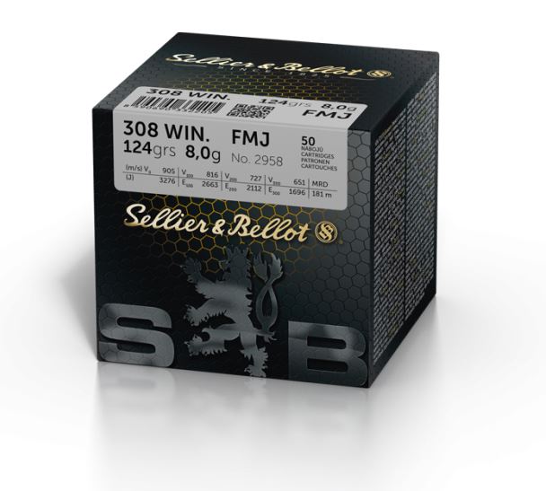 S&B .308win 8g FMJ - Kaliiperi .308 - ZZZ0009827 - 1