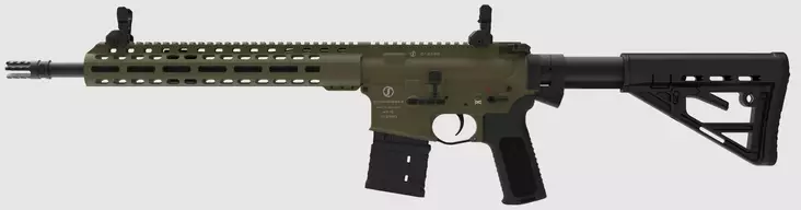 Schmeisser AR15 M4FL 223rem 14,5" ODG - Puoliautomaattikiväärit - ZZZ0011777 - 1