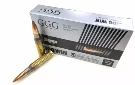 GGG .308win 10,89g HPBT Sierra Match K - Kaliiperi .308 - ZZZ0012788 - 1