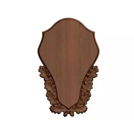 Peura/Saksanhirvi kaiverrettu 60cmX37cm - Trofeen taustat - I4598 - 1