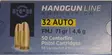 PPU 7,65 BROWNING 4,6G FMJ - Käsiase patruunat - I2858 - 1