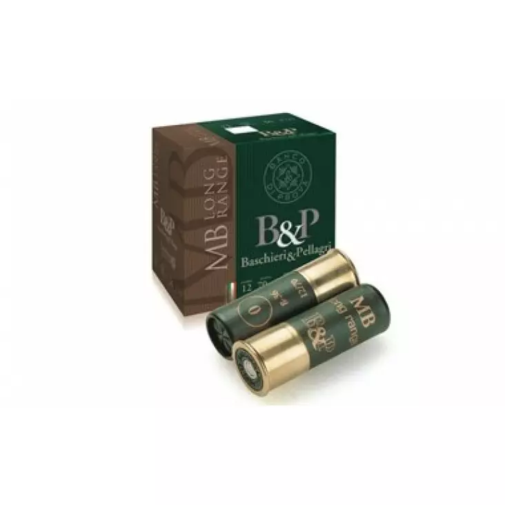 Baschieri & Pellagri 12/70 MB Long Range - Lyijyhauliset patruunat - mi5178 - 1