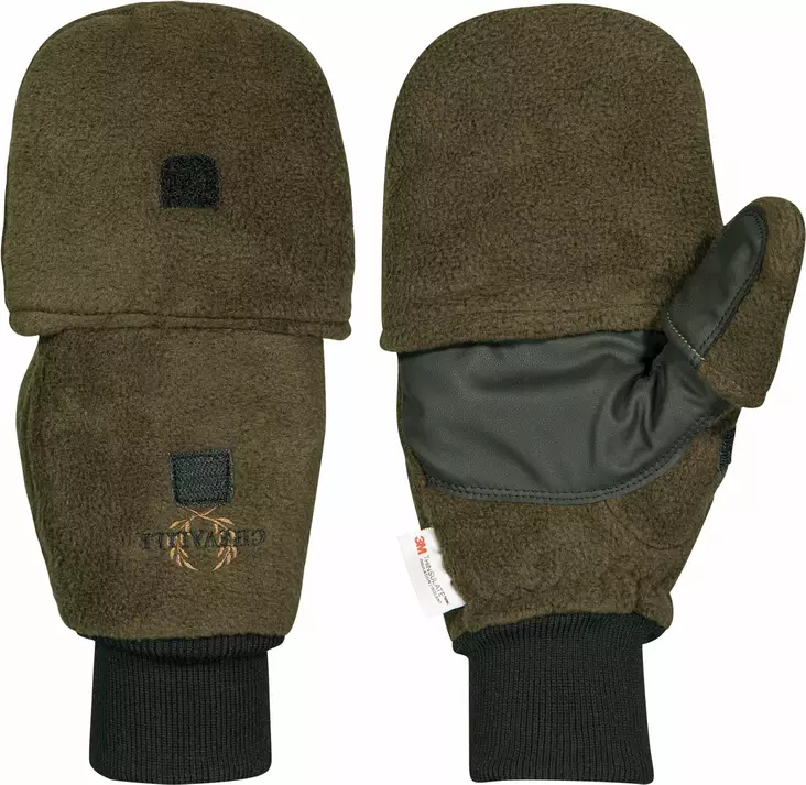 CHEVALIER FLEECE GLOVE W HOOD GREEN - Käsineet - ZZZ0007568 - 1