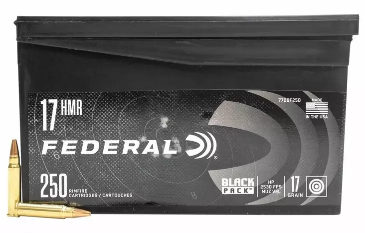 FEDERAL .17HMR 17GR BlackPack 771m/s - Kaliiperi .17 hmr - I2878 - 1