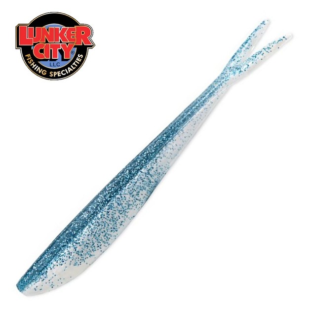 Lunker City Fin-S fish 5" #170 baby blue - Jigit ja jigipäät - G5188 - 1